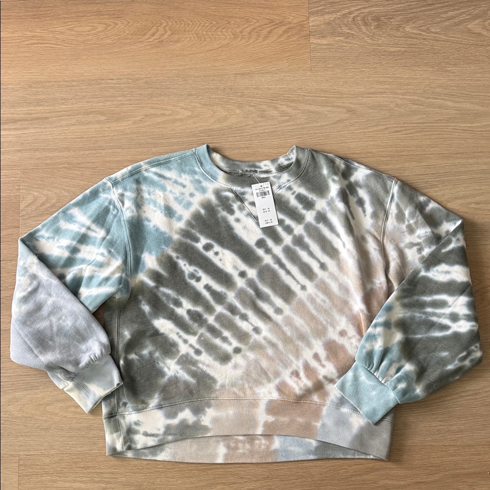 Abercrombie & Fitch Tie Dye Crewneck Sweatshirt